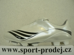 Kopačky adidas F10 TRX FG - stříbrné