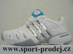 Tenisové boty adidas Barricade V W - bílostříbrné
