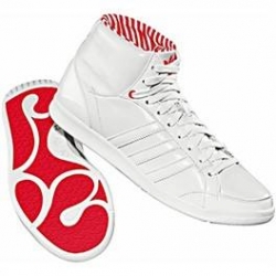 Boty adidas ADI HOOP MID W - bílé