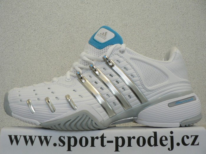 Tenisové boty adidas Barricade V W - bílostříbrné